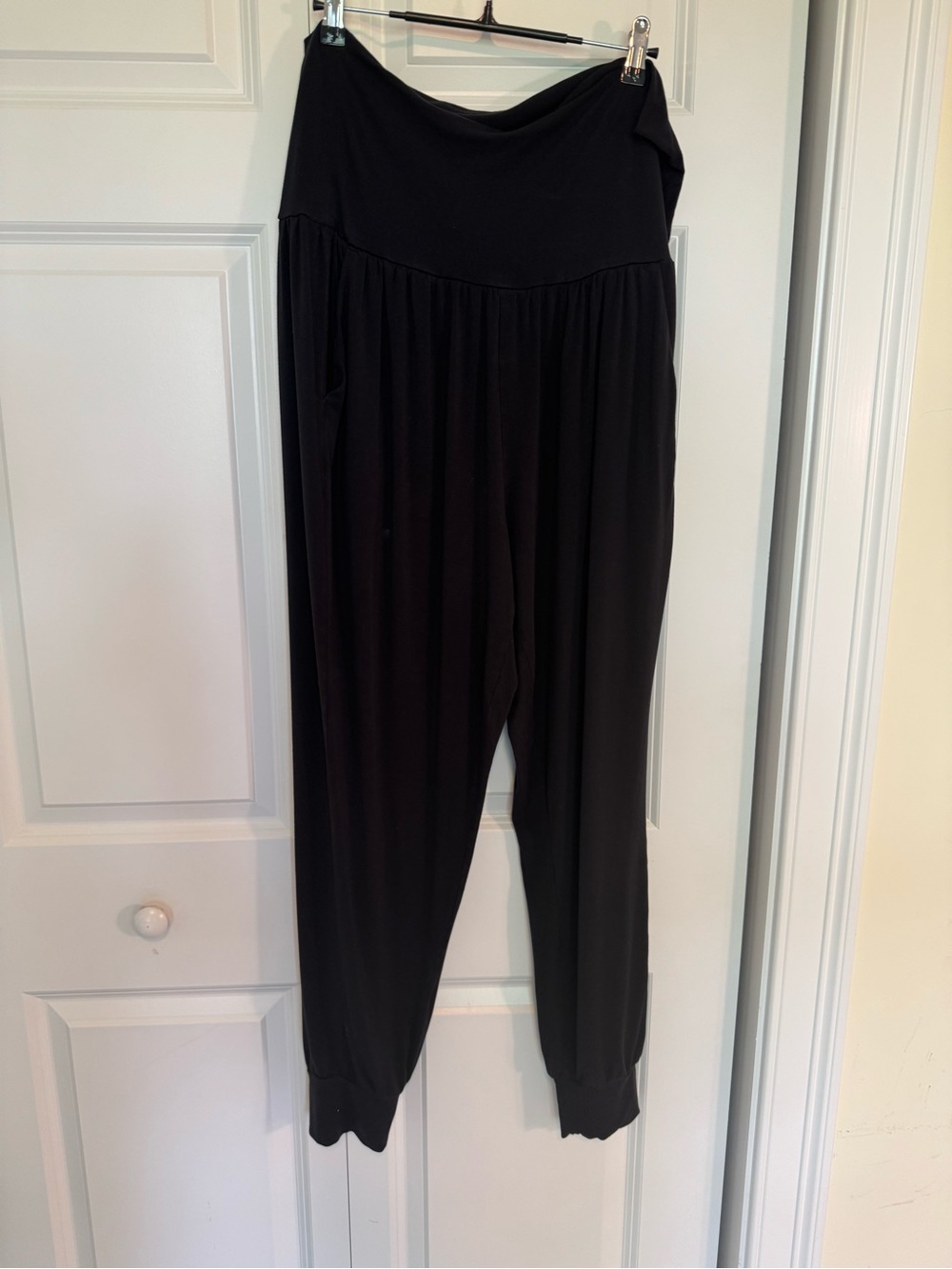 Athleta Black Studio Jogger with Branded Waistband